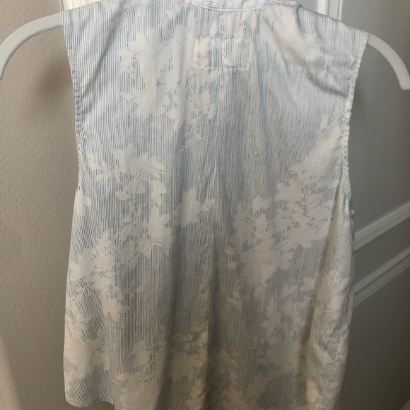 Rag & Bone Kahuna floral print button down tank - Picture 4 of 5